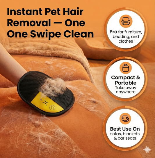 Pro Instant Pet Hair Removal Glove